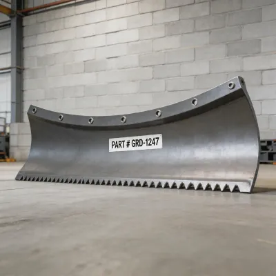 curved grader cutting edge